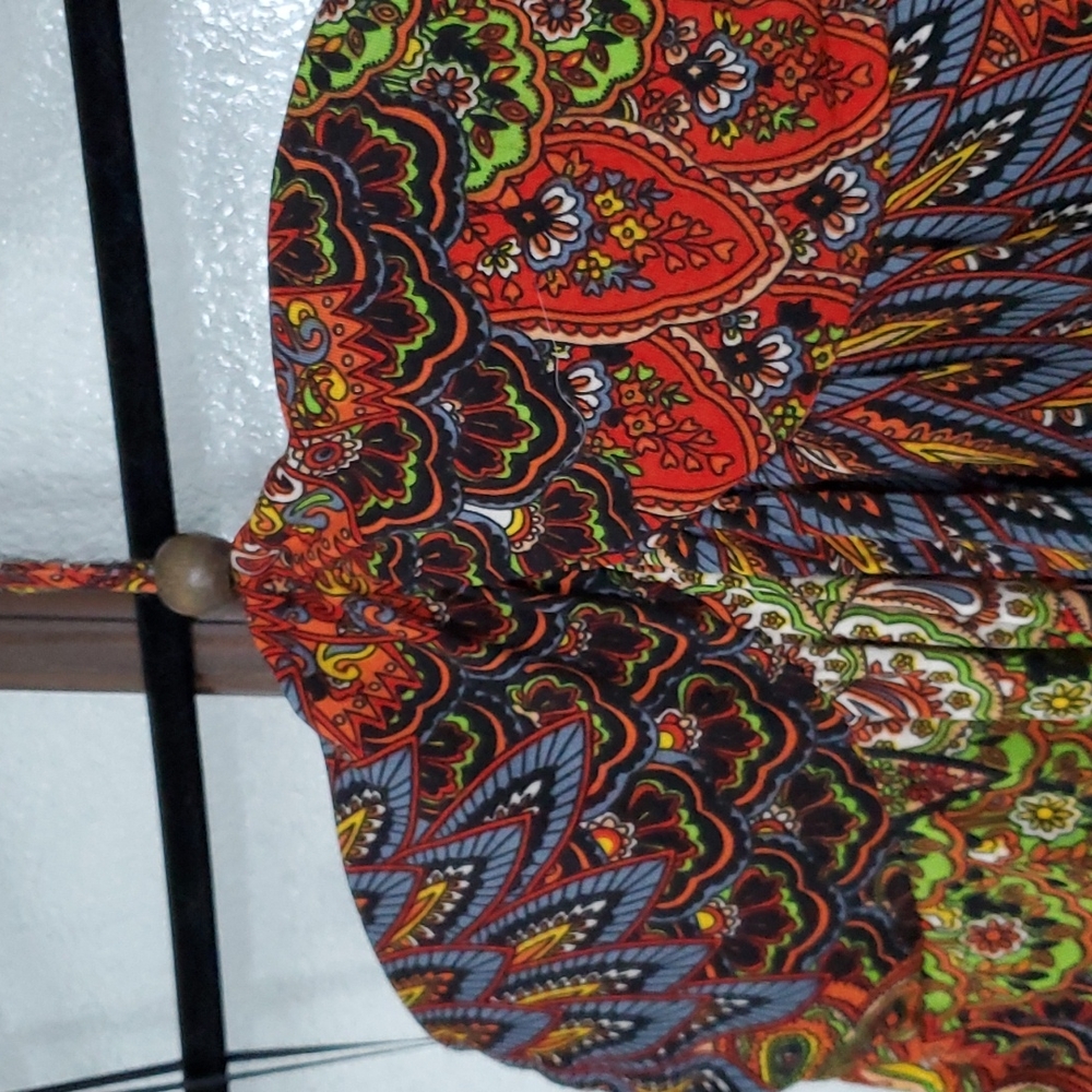 Strapless/Halter Multi-Colored Dress - Picture 5 of 5